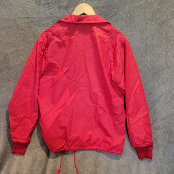 WestWind Women’s Vintage Red Greek Letter Windbreaker Jacket Medium ΔΓ Sorority - Picture 3 of 6